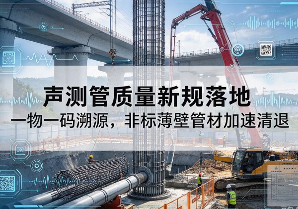 吴川声测管质量新规落地，一物一码溯源，非标薄壁管材加速清退